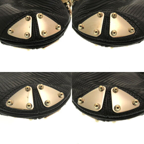 Gucci Indy Lizard Black Strap Shoulder Handbag - Picture 7 of 7